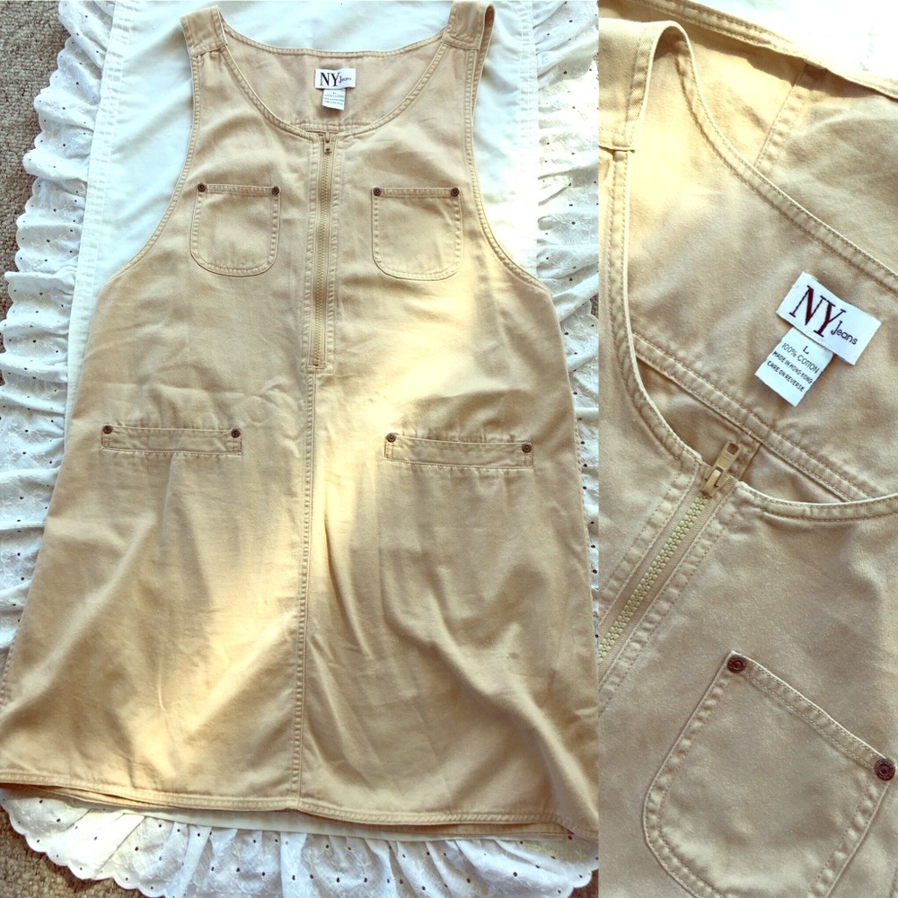 NY jeans khaki dress